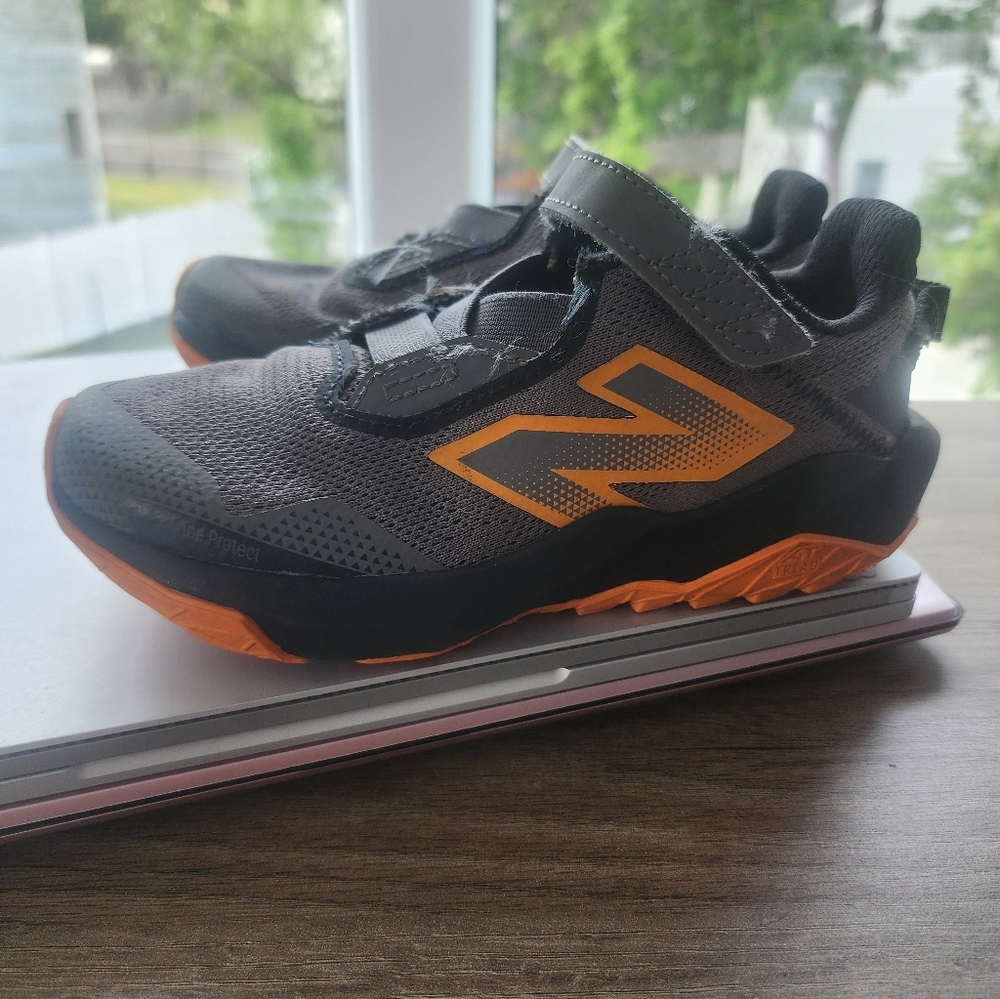 New Balance Gray and Orange Bath Mat